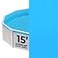 Blue Wave Blue 15ft Round Standard Gauge Overlap Liner 4854in