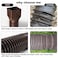plusgutter Brown 1Pack Rain Gutter Downspout Extensions Flexible Drain Downspout ExtenderDown Spout Drain Extender Gutter Connector Rainwater DrainageExtendable from 21 to 68 Inches
