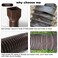 plusgutter Brown 1Pack Rain Gutter Downspout Extensions Flexible Drain Downspout ExtenderDown Spout Drain Extender Gutter Connector Rainwater DrainageExtendable from 21 to 68 Inches