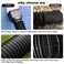 plusgutter 4 Pack Rain Gutter Downspout Extensions Flexible Drain Downspout ExtenderDown Spout Drain Extender Gutter Connector Rainwater DrainageExtendable from 21 to 68 InchesBlack