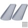 plusgutter Rain Gutter Downspout Splash Block Gutter Downspout Extensions for Water Drainage 24 Gutter Splash Guards Downspout Extender Fixable Down spout Drain Trays with PE Nails2 Pack Gray
