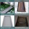 plusgutter Rain Gutter Downspout Splash Block Gutter Downspout Extensions for Water Drainage 24 Gutter Splash Guards Downspout Extender Fixable Down spout Drain Trays with PE Nails2 Pack Gray