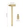 HARFINGTON Mini Multifunction Copper Hammer 160x52mm Small Brass Nail Pulling Hammers