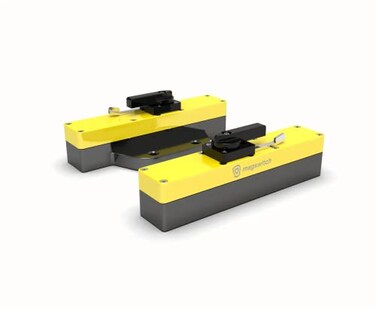Magswitch Power Feeder Mount Cast Iron Tablesaw Table Low Profile Mount Switchable 4 Magnet Mounting Plate for Large 1hp Power Feeders