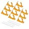 POWERTEC 70342P2 Open Style Hangers for 212 Dust Collection Pipe and Hose with Multi Mounting Options 10 PK