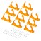 POWERTEC 70342P2 Open Style Hangers for 212 Dust Collection Pipe and Hose with Multi Mounting Options 10 PK