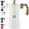 GROSCHE White Milano Stovetop Espresso Maker 6 cup