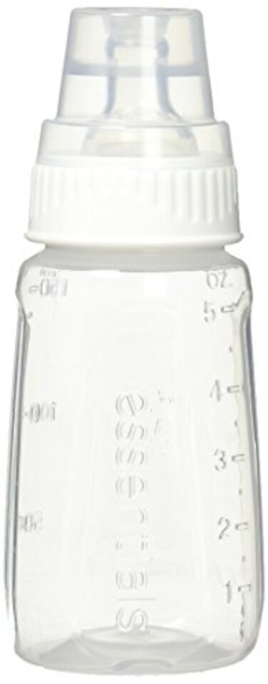 NUK Gerber First Essentials Clear View Silicone Bottle Slow Flow 5 oz