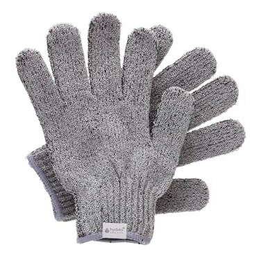 Hydrea London Carbonized Bamboo Exfoliating Gloves BCEG1 by Hydrea