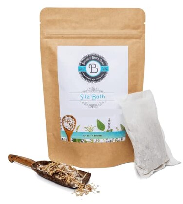 BIRDS AND Birds Bees Teas Herbal Sitz Bath Postpartum Soak 4 Sachets