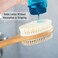 Slick Solutions Slick Shower Brush Double Sided Shower Brush Back Scrubber Bath Brush Back Brush Back Brush Long Handle for Shower Shower Brushes for Your Back Bath Brush Long Handle for Shower