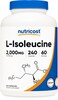 Nutricost LIsoleucine 2000mg Per Serving 240 Capsules 60 Servings