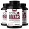 Force Factor Total Beets Blood Pressure Supplements Nitric Oxide Supplement with Beet Root Powder Nitrates Grapeseed Extract for Circulation Cardiovascular Heart Health 360 Tablets 3 Pack