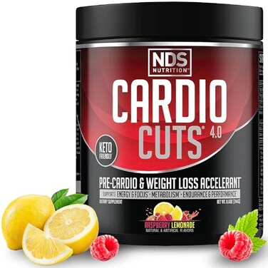 NDS Nutrition Cardio Cuts 40 Raspberry Lemonade 86 oz