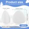 Maitys 100 Pieces Humidifier Essential Oil Pads Air Purifier Replacement Refill Pads for Aromatherapy Essential Oil Diffuser Compatible with Humidifier Air Purifier Microfiber Pad