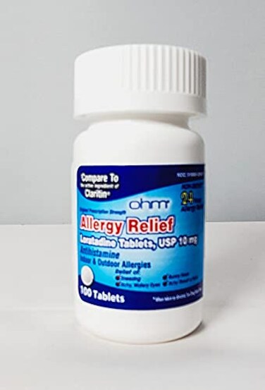Ohm Labs OHM Loratadine 10mg Tablets 100 Count