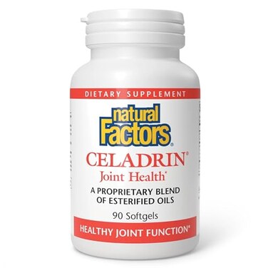 Natural Factors Celadrin Joint Health Promotes Flexibility Mobility and Joint Function 90 Softgels