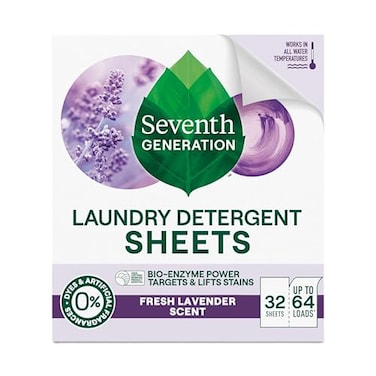 Seventh Generation Lavender Laundry Sheets 32 CT