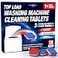 SHIMMERIX Washing Machine Cleaner Tablets 28 Pack for HE Top Load Eco Friendly Washer Machine Cleaning Tablets 3 Layers Septic Safe Wash Machine Full Deodorizer Descaler Protector 1 Plus Year Supply