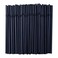 CVNDKN 500 Pcs Black Disposable Plastic Flexible Straws023 diameter and 77 long
