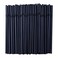 CVNDKN 500 Pcs Black Disposable Plastic Flexible Straws023 diameter and 77 long