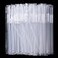 CVNDKN 200 Pcs Individually Packaged Clear Plastic Extra Long Flexible Disposable Drinking Straws023 diameter and 102 long Clear