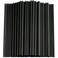 CVNDKN Black Straws100 Pcs Long Disposable Plastic Drinking Straws 023diameter and 102longBlack