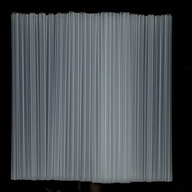 CVNDKN Clear Straws100 Pcs Long Disposable Plastic Drinking Straws 023diameter and 102longClear