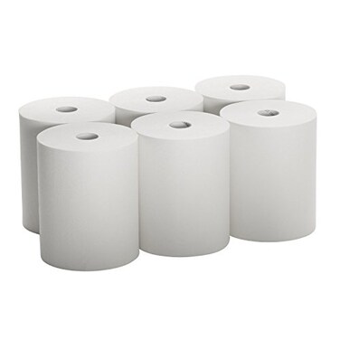 CulinWare High Capacity TAD Towel rolls 10 Roll White 6 Rolls Premium Quality Fits Touchless Automatic roll Towel Dispenser