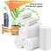 CCLINERS 4 Gallon Trash Bags Small Bathroom Garbage Bags Clear Plastic Wastebasket Trash Can Liners for Home and Office Bins 200 Count