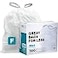 Plasticplace Custom Fit Trash Bags Compatible with simplehuman Code F 100 Count White Drawstring Garbage Liners 65 Gallon 25 Liters 2175 x 20