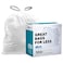 Plasticplace Custom Fit Trash Bags Compatible with Simplehuman Code L 100 Count White Drawstring Garbage Liners 48 Gallon 18 Liters 1675 x 245