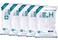 Plasticplace Custom Fit Trash Bags Compatible with simplehuman Code H Packs White Drawstring Garbage Liners 89 Gallon 185 x 28 20 Count5 Pack