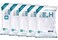 Plasticplace Custom Fit Trash Bags Compatible with simplehuman Code H Packs White Drawstring Garbage Liners 89 Gallon 185 x 28 20 Count5 Pack