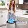 Plasticplace Custom Fit Trash Bags Compatible with simplehuman Code V 100 Count Tinted Blue Drawstring Garbage Liners 4248 Gallon 159182 Liters 145 x 275