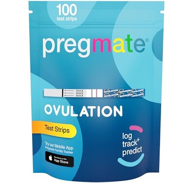 PREGMATE Pregmate 100 Ovulation Test Strips Predictor Kit 100 Count