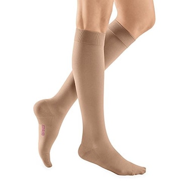 mediven plus Compression Stockings 2030 Calf Petite Closed Toe Beige II