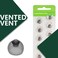 KH HAIKE for Phonak Hearing Aid Accessories20PCS Vented Dome 035 inMedium