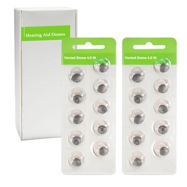 KH HAIKE for Phonak Hearing Aid Accessories20PCS Vented Dome 035 inMedium