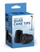 Medline 12 Tips for Small Base Cane Black Box contains 1 pair