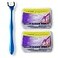T.Smile TSmile Evolutionary Clean Dental Flossers Kit of Refills Plus Long Handle 1 Handle 100 Refills
