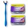 T.Smile TSmile Evolutionary Clean Dental Flossers Kit of Refills Plus Long Handle 1 Handle 100 Refills