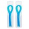 WLLHYF Dental Floss Threader Multifunctional Nylon Loop Design for Your Teeth Deep Clean Floss for Braces Bridges Implants 100 Count 2 Pack Blue