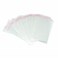 Borningfire 300pcs 3x5 Clear Resealable Cellophane Bag Self Adhesive Seal