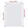 Borningfire 300pcs 3x5 Clear Resealable Cellophane Bag Self Adhesive Seal