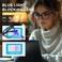 hunsquer Blue Light Glasses for WomanMen Computer Blue Light Glasses