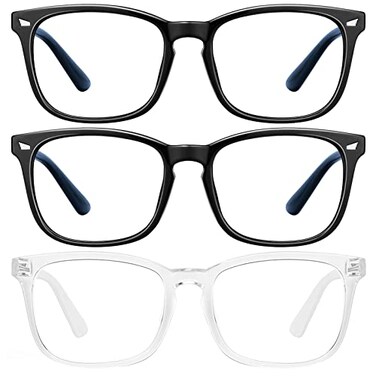 hunsquer Blue Light Glasses for WomanMen Computer Blue Light Glasses