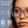 livho High Tech Blue Light Glasses Advanced Blue Light Blocking Computer Glasses Screen Fatigue UV Protection