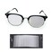 pranovo 10 Pack Glasses Translucent Eye Patch for Glasses Vision Patching for Lazy Eye Amblyopia Strabismus After Eye Surgery Recovery