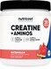 Nutricost Creatine Aminos 30 Servings Watermelon Flavored 5000mg Creatine Monohydrate 5000mg Amino BCAA Blend Per Serving